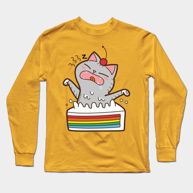 Sweet wake up Long Sleeve T-Shirt by doodletales